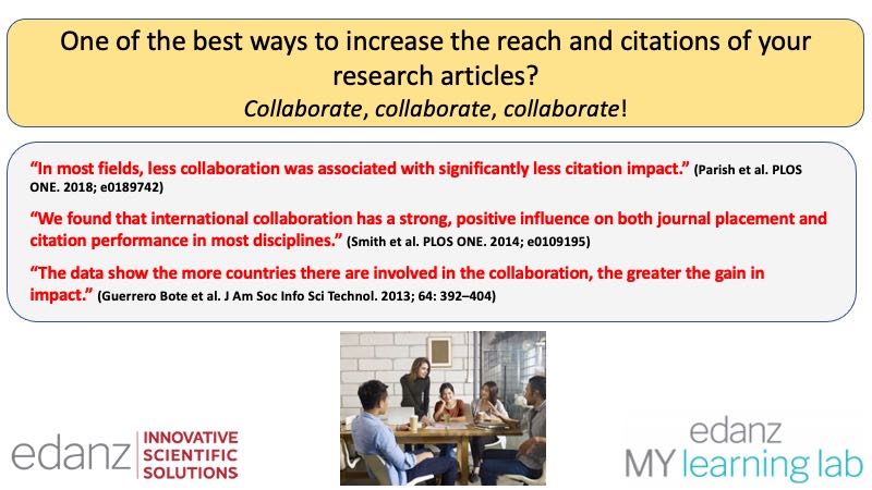 Collaborate to increase your publication rate – Edanz Learning Lab