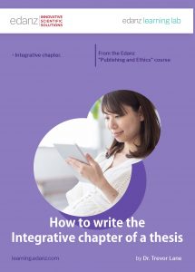 How to write the Integrative chapter of a thesis
