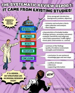 It Came from Existing Studies (Systematic Review Report Structure)