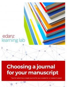 Choosing a journal for your manuscript